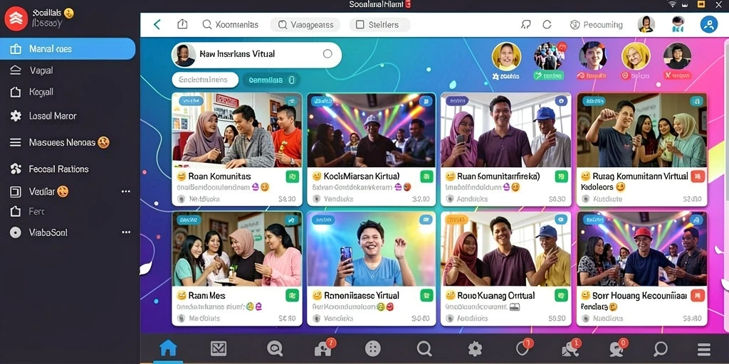 cahayatoto - Interaksi sosial dengan pemain lain dalam game.