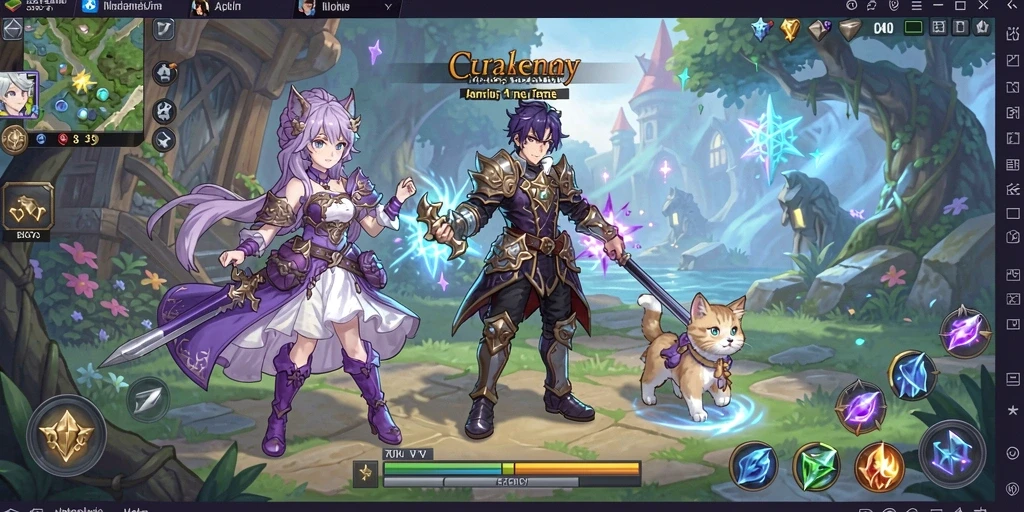 mantra55 - Fitur multiplayer memungkinkan Anda bermain dengan teman.